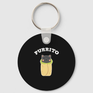 Chaveiro Mexicano engraçado do Burrito do amante do gato d