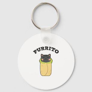 Chaveiro Mexicano engraçado do Burrito do amante do gato d