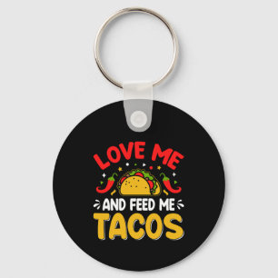 Chaveiro Mexicano me ame e me alimente com tacos