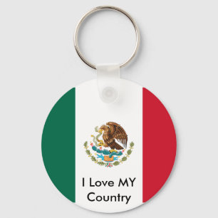 Chaveiro México Bandeira Do MUSEU Zazzle Eu Amo Meu País
