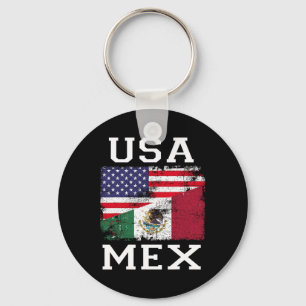 Chaveiro México Bandeira dos Estados Unidos Patriot Bandeir