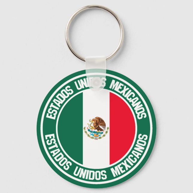 Chaveiro México Round Emblem (Frente)
