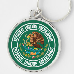 Chaveiro México Round Emblem