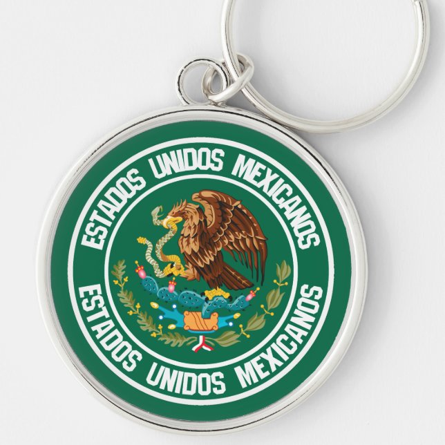 Chaveiro México Round Emblem (Frente)