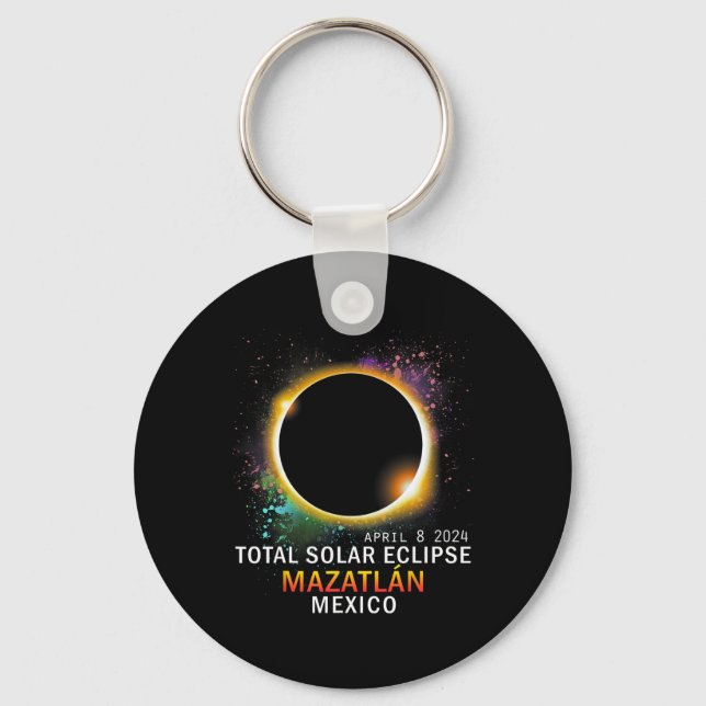 Chaveiro México - Total Eclipse Solar 2024 (Frente)