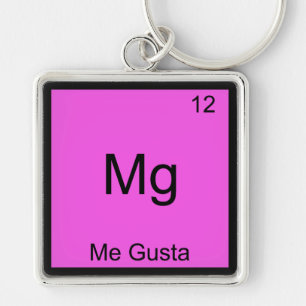 Chaveiro Mg - Eu Gosto Camiseta Engraçada de Elemento de Qu
