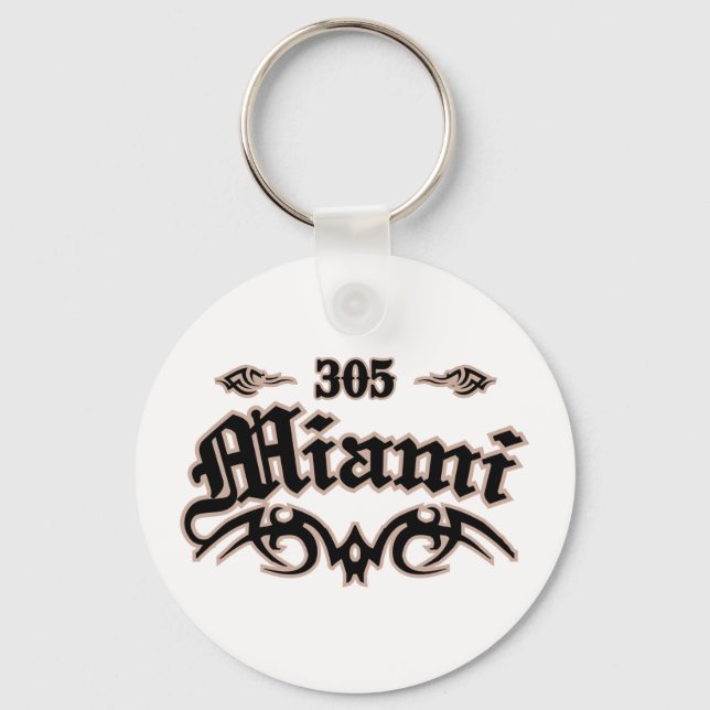 Chaveiro Miami 305 (Frente)