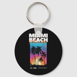 Chaveiro Miami Beach Summer Palm Vacing Usa