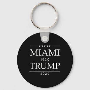 Chaveiro Miami Por Trump Vote Presidente Hispano Latino Flo