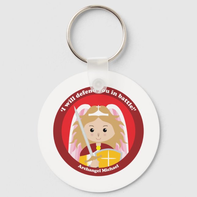 Chaveiro Michael, o Arcanjo (Frente)