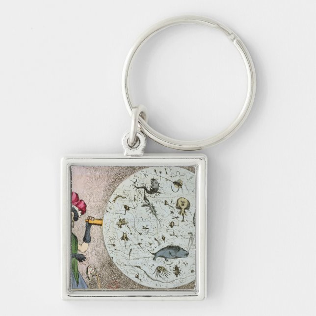 Chaveiro Microcosmo dedicado à água de Londres (Frente)