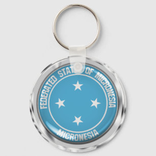 Chaveiro Micronésia Round Emblem