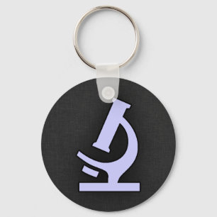 Chaveiro Microscópio do azul da lavanda