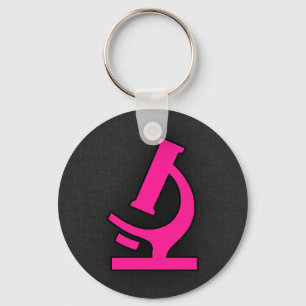 Chaveiro Microscópio do rosa quente