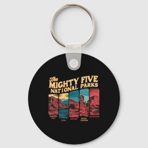 Chaveiro Mighty Five Grandes 5 Parques Nacionais Hiking Cam