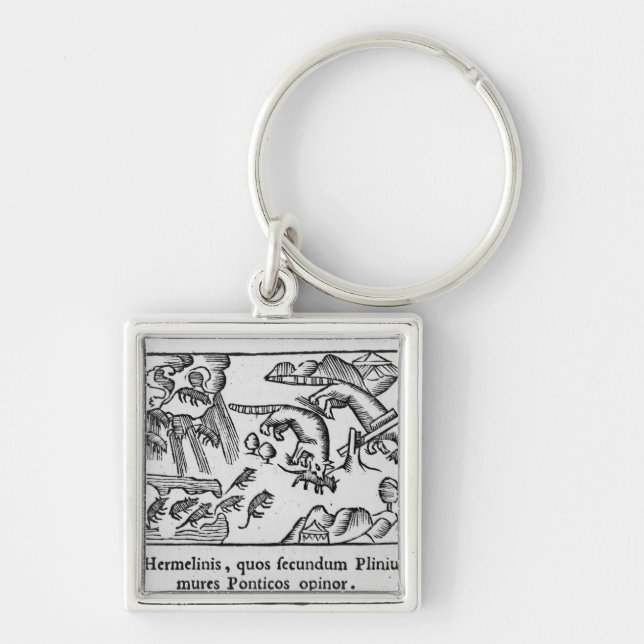 Chaveiro Migração dos lemmings (Frente)