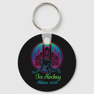 Chaveiro Milan 2026 Hóquei no Gelo Inverno 2026 E Duomo Di 