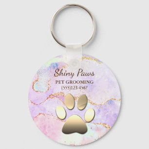 Chaveiro Milho Agate Glitter Paw Pet De Cachorro
