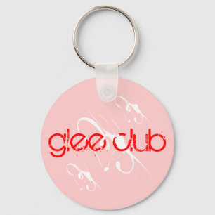 Chaveiro Mim clube de alegria do coração - rosa/corrente