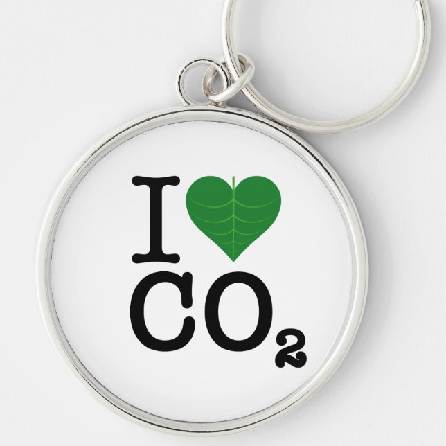 Chaveiro Mim CO2 do coração (Frente)