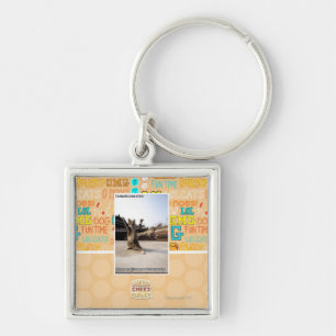 Chaveiro Mim patas do shaolin do iz da fúria