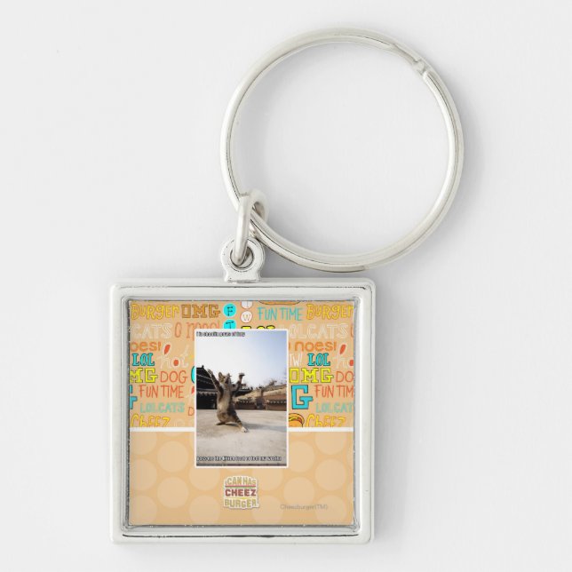 Chaveiro Mim patas do shaolin do iz da fúria (Frente)