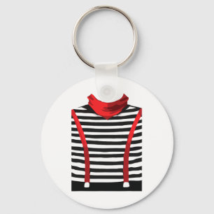 Chaveiro Mime Artista Executor Arts Halloween Costume Cospl