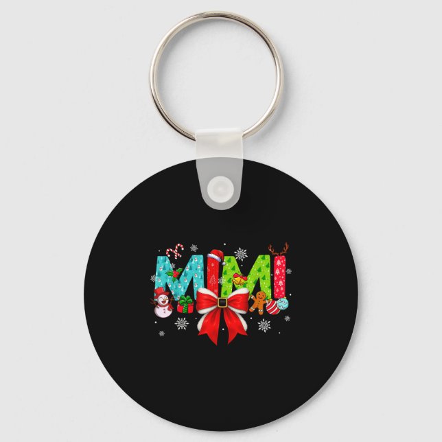 Chaveiro Mimi Coquette de Natal Laço Mimi Natal  (Frente)