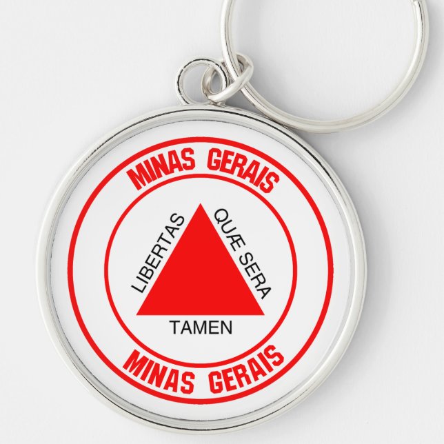 Chaveiro Minas Gerais Round Emblem (Frente)