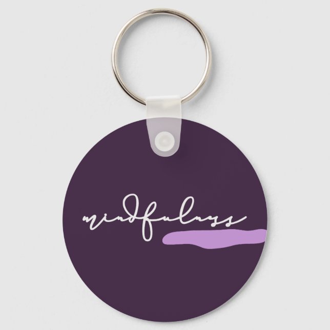Chaveiro Mindfulness - Purple Key Ring (Frente)