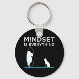 Chaveiro Mindset Is Everything Motivational Quote