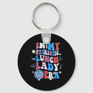 Chaveiro Minha Almoça Patriótica Era Feliz 4 De Julho