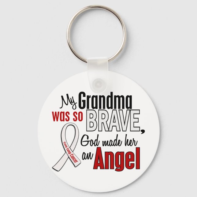 Chaveiro Minha Avó É Um Cancer De Anjo (Frente)
