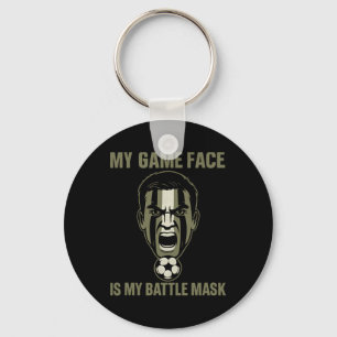 Chaveiro Minha Cara de Jogo é Minha Máscara Byttle Camuflag