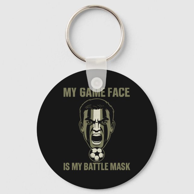 Chaveiro Minha Cara de Jogo é Minha Máscara de Ttle Camufla (Frente)