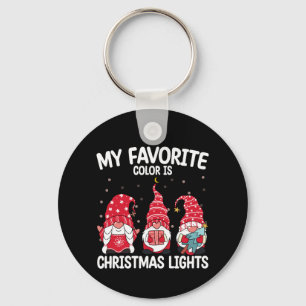 Chaveiro Minha Cor Favorita É Anão De Luzes De Natal