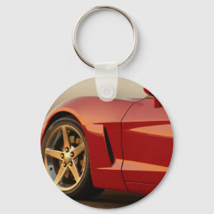 Chaveiro Minha Corvette Vermelha
