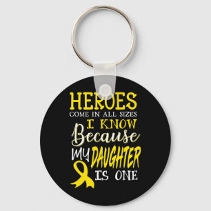 Chaveiro Minha Filha É Uma Consciência Do Cancer De Herói 1
