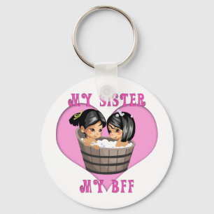 Chaveiro Minha Irmã MY BFF Bath