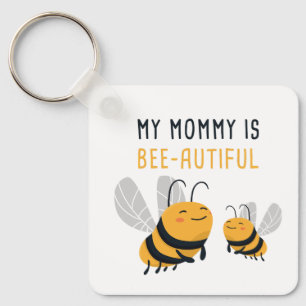 Chaveiro Minha Mamãe é Bee-util Dia das Mães, Crianças de B
