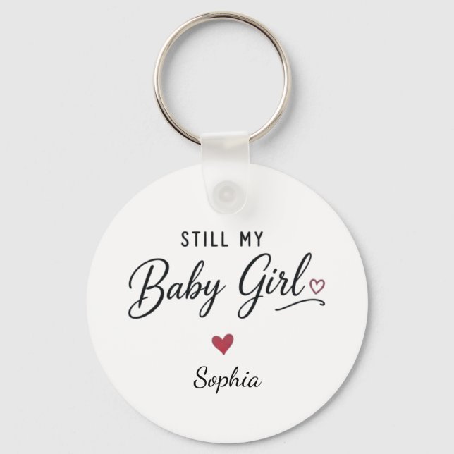 Chaveiro Minha Menina Personalizada (Frente)