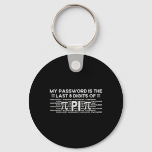 Chaveiro Minha Senha É Os Últimos 8 Dígitos Do Pi - Matemát