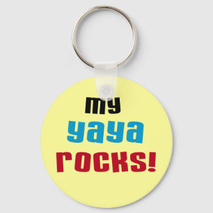 Chaveiro Minha Yaya Rocks T shirts e presentes