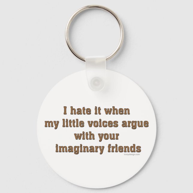 Chaveiro Minhas Pequenas Vozes (Frente)