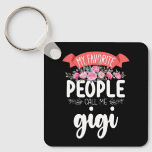 Chaveiro Minhas Pessoas Favoritas Me Chamam Gigi Dia das Mã