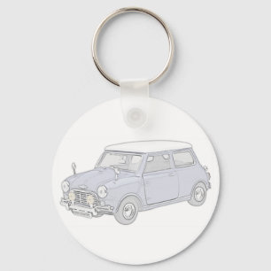 Chaveiro Mini Cooper Vintage-coloriu