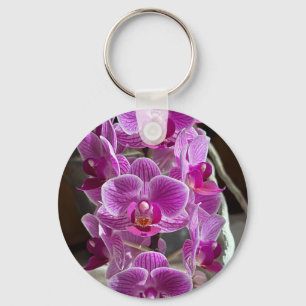 Chaveiro Mini Phalaenopsis Sogo Vivien Purple Orchid Flower