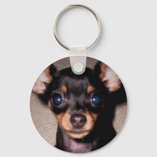 Chaveiro mini pinscher. (Frente)