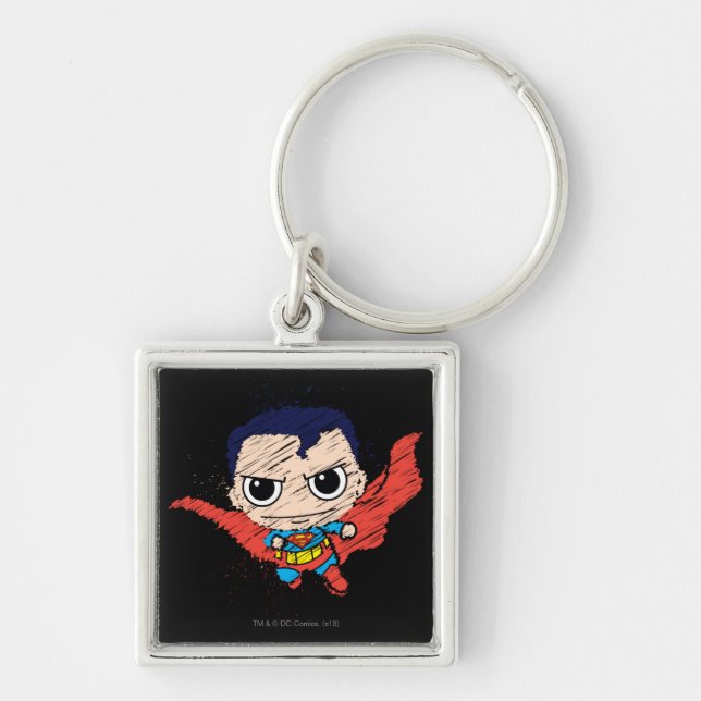 Chaveiro Mini Superman Sketch (Frente)