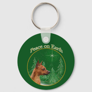 Chaveiro Miniatura Pinscher Peace